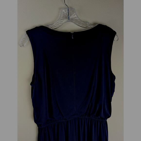 Enfocus studio Jumpsuit sz 12 Navy Bust40"Waist 28" unstretched.See Description - Picture 6 of 11